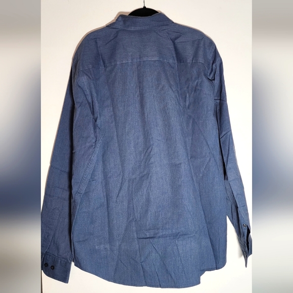 Dockers button up Mens shirt Blue - Picture 2 of 2